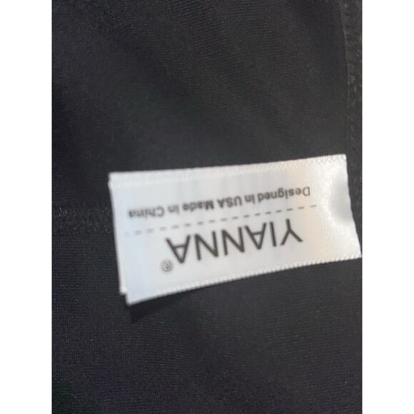 YIANNA Women Zip Up Full Tummy Control Body suit Shapewear - Black - size 6XL - Picture 3 of 9